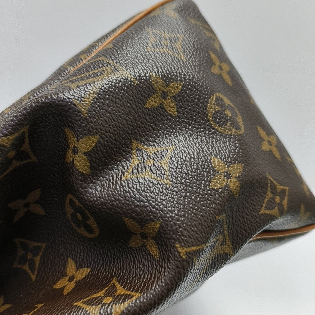 BATIGNOLLES MM Monogram Coated Canvas Brown