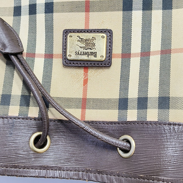 Canvas Bucket Bag Beige