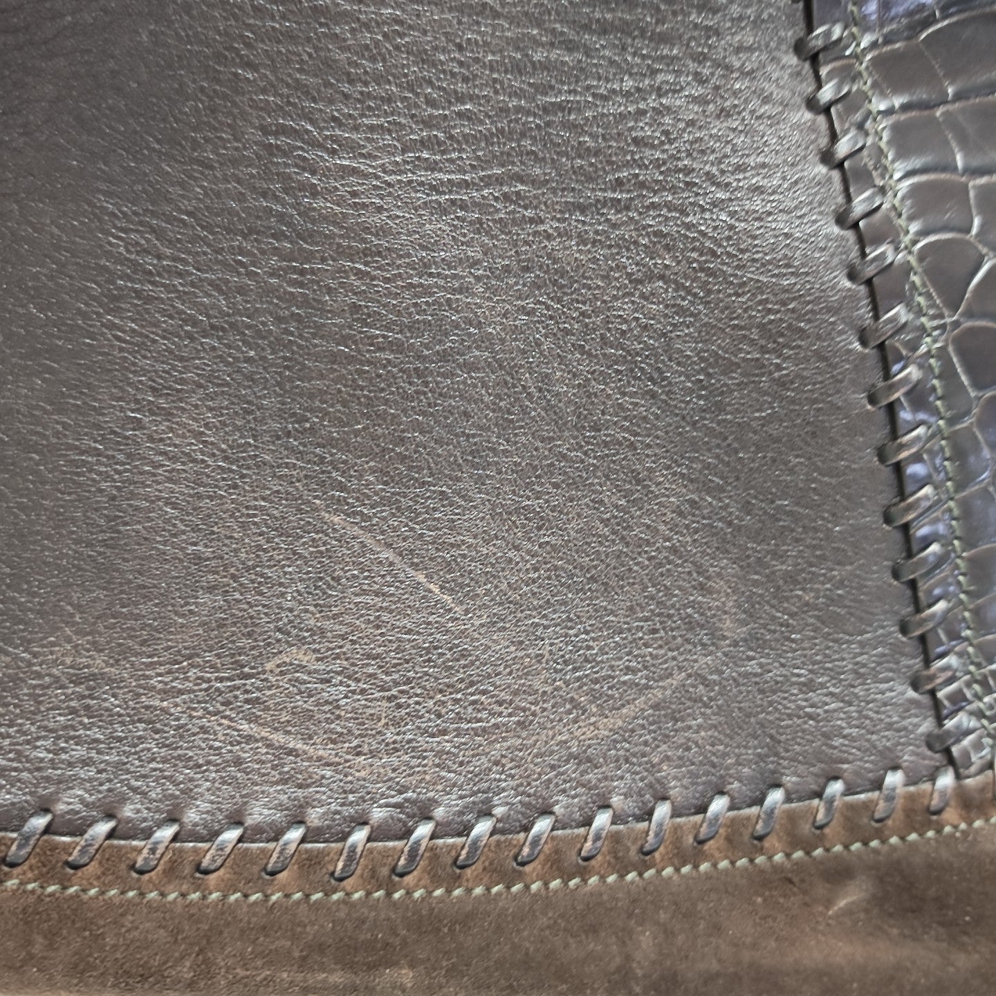 Calfskin Shoulder Bag Brown