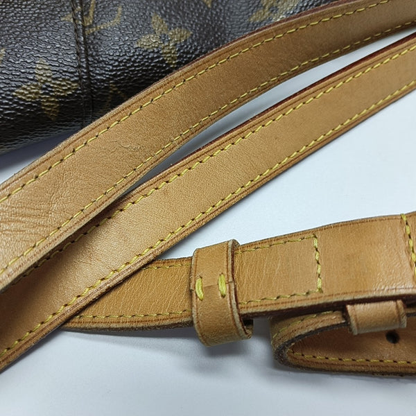 MENILMONTANT MM Monogram Coated Canvas Brown