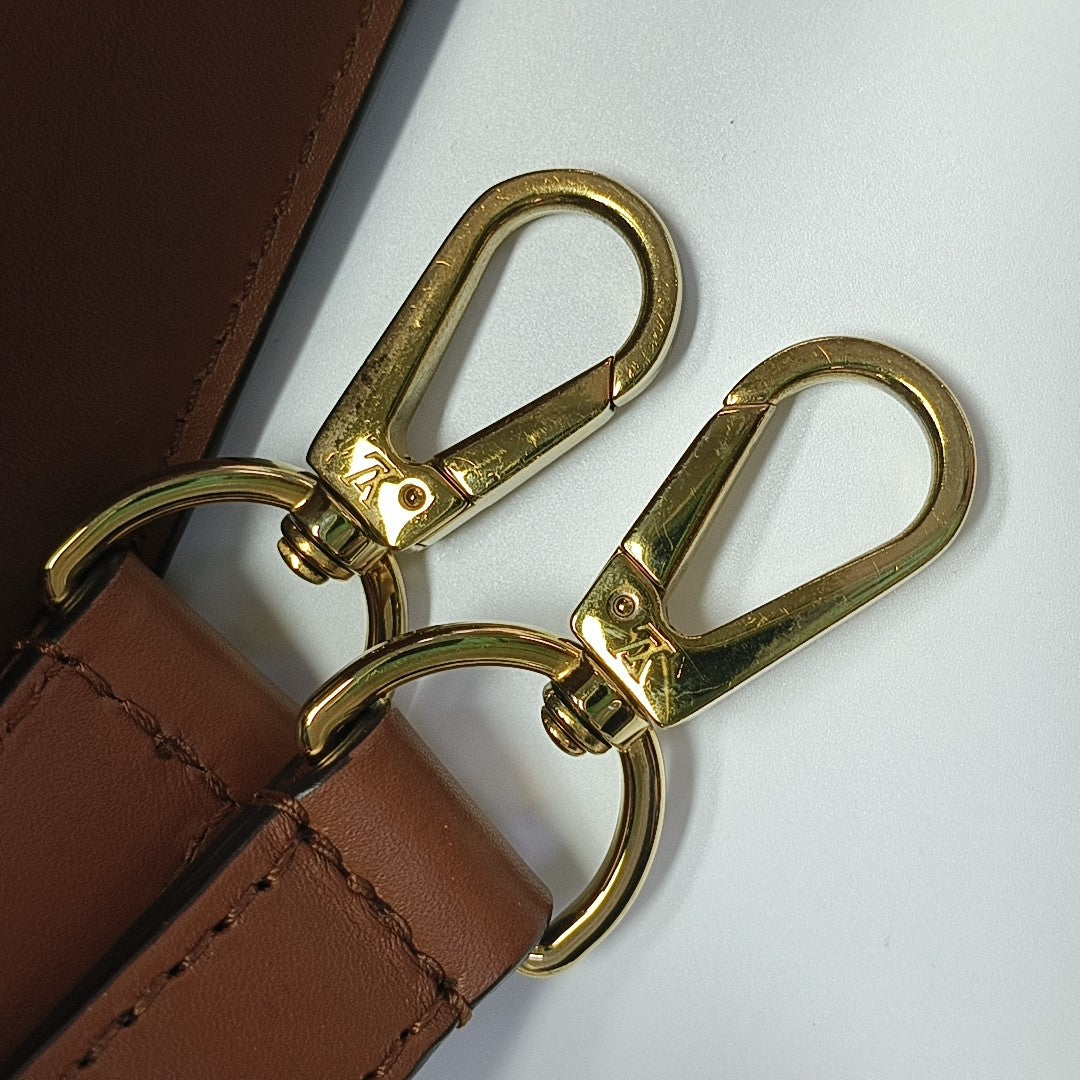 DAUPHINE Mini Monogram Coated Canvas Brown