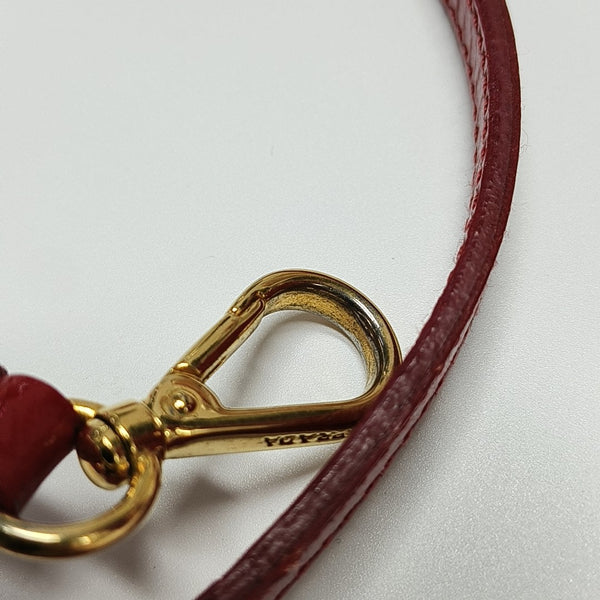 Promenade Small Saffiano Calfskin Red