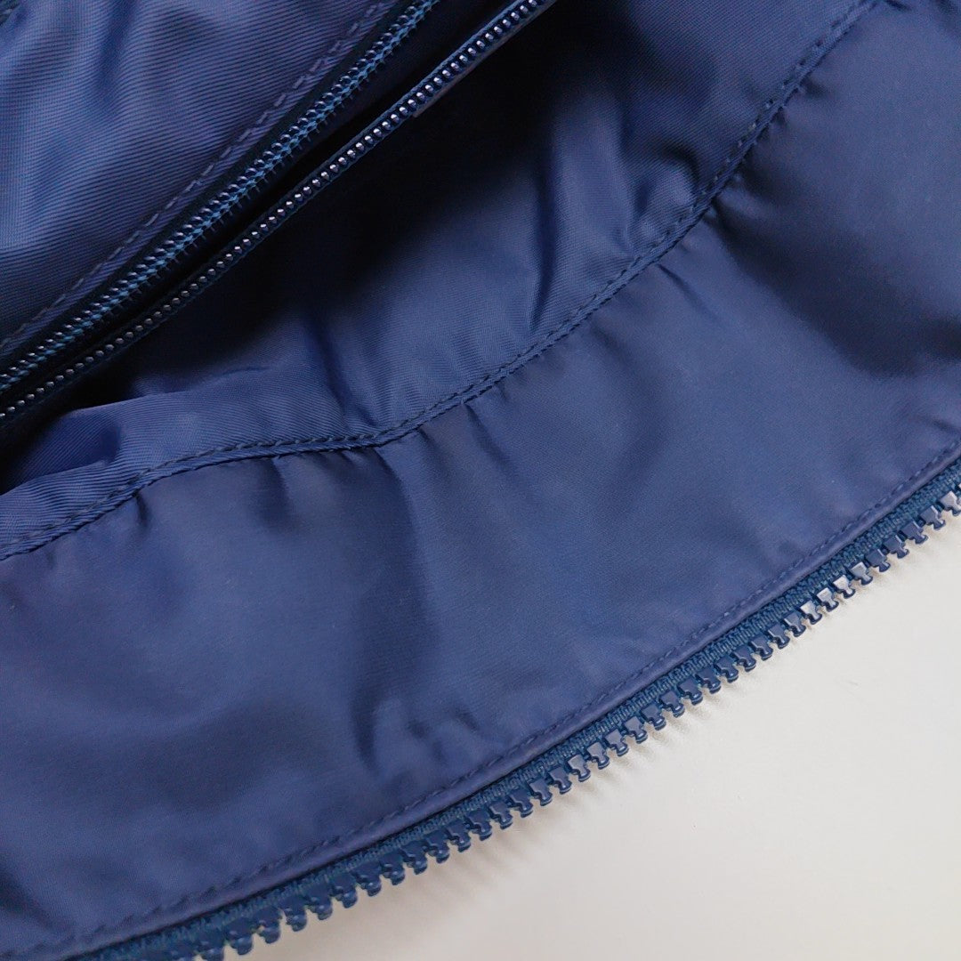 Monogram Nylon Tote Bag Blue