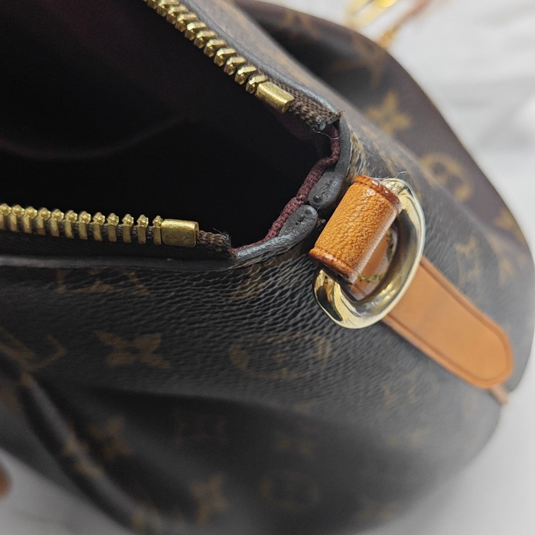 TURENNE PM Monogram Coated Canvas Brown