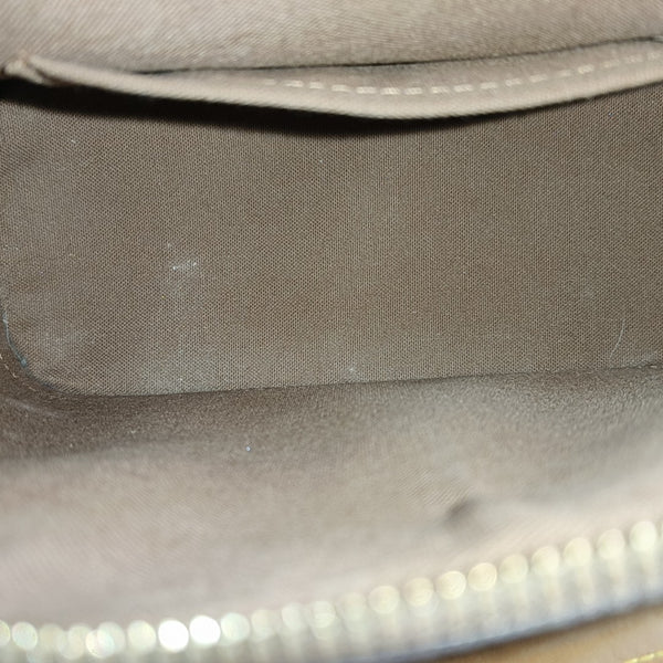 ALMA BB Monogram Coated Canvas Brown