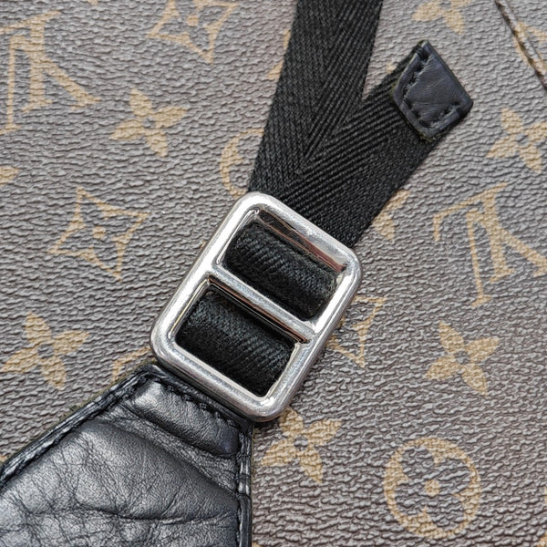 CHRISTOPHER MM Monogram Coated Canvas Brown