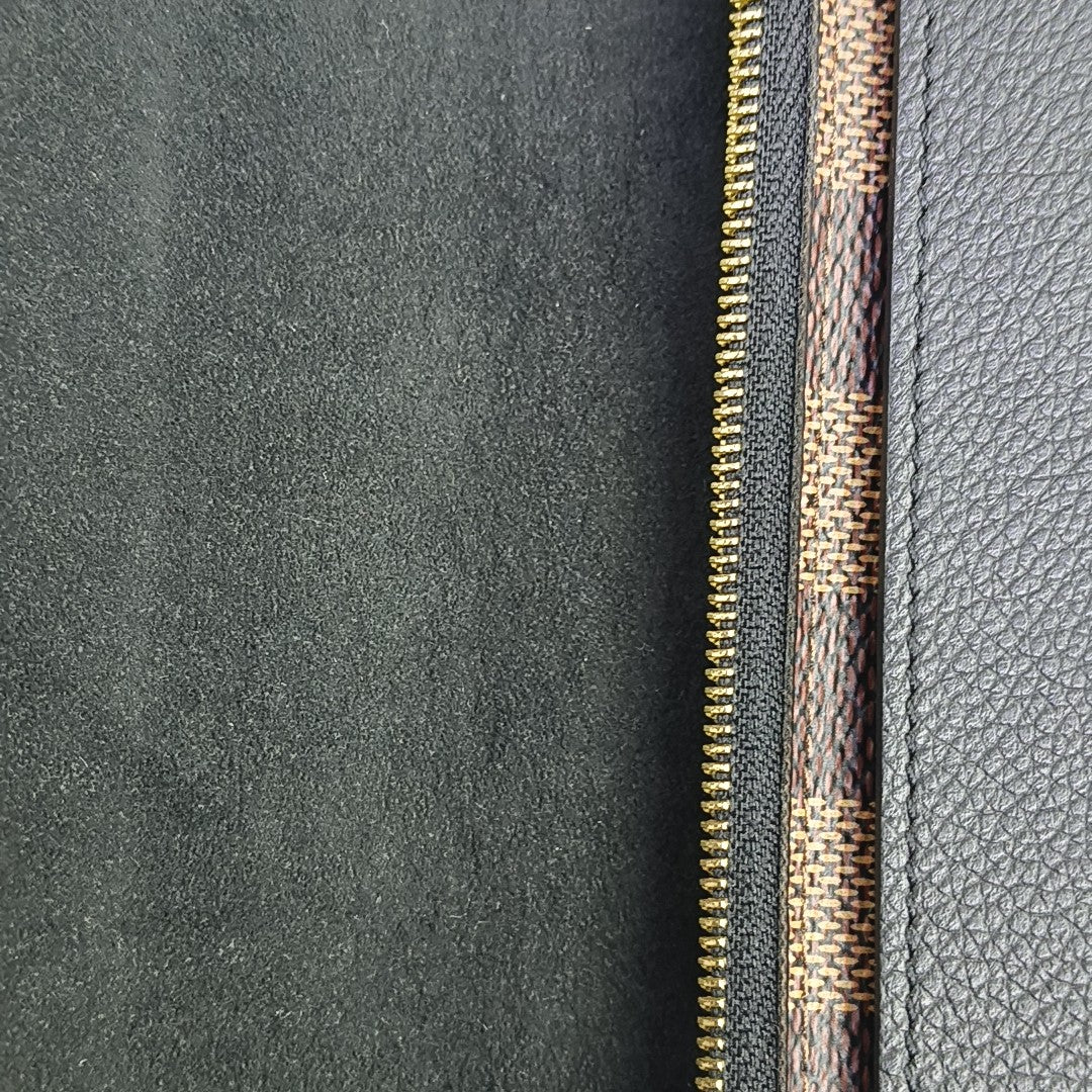 VAVIN Damier Ebene Coated Canvas Brown
