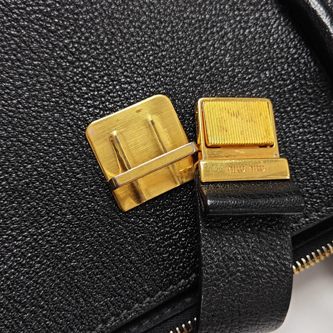 Calfskin Tote Bag Black