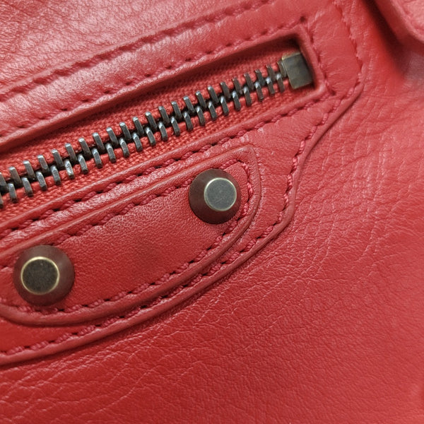 Papier Calfskin Red
