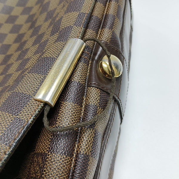 BASTILLE Damier Ebene Coated Canvas Brown