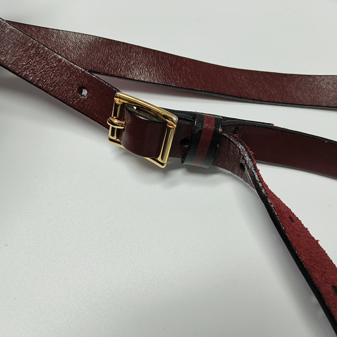 Suede Shoulder Bag Red