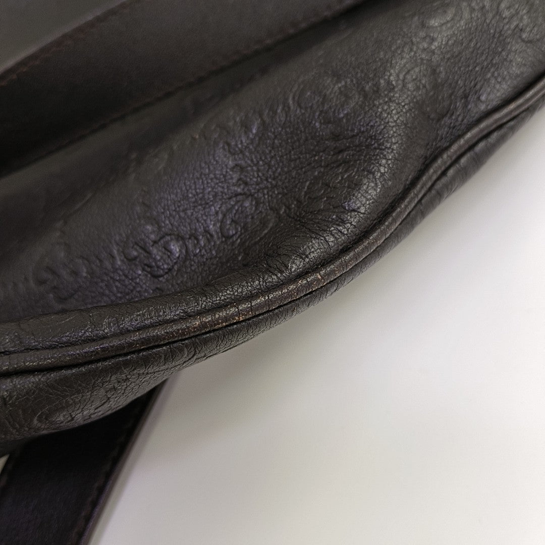 GG Imprime Monogram Calfskin Black