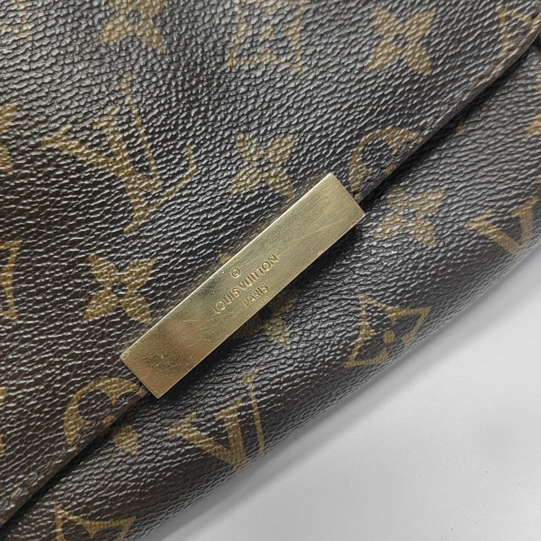 FAVORITE PM Monogram Coated Canvas Brown