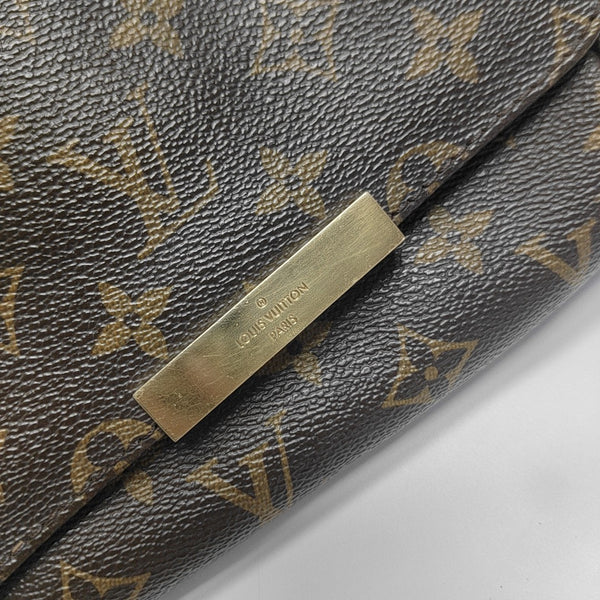 FAVORITE PM Monogram Coated Canvas Brown