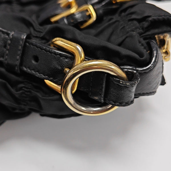 Gaufre Nylon Black