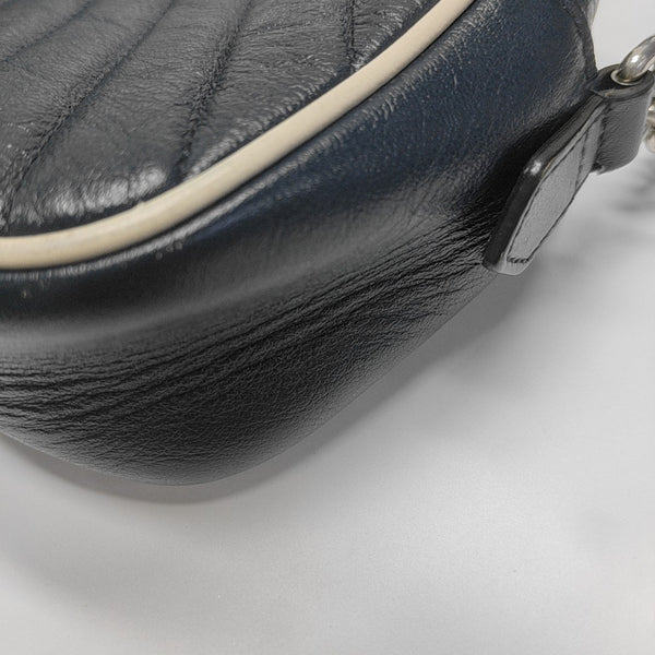 GG Marmont Small Quilted Calfskin Blue