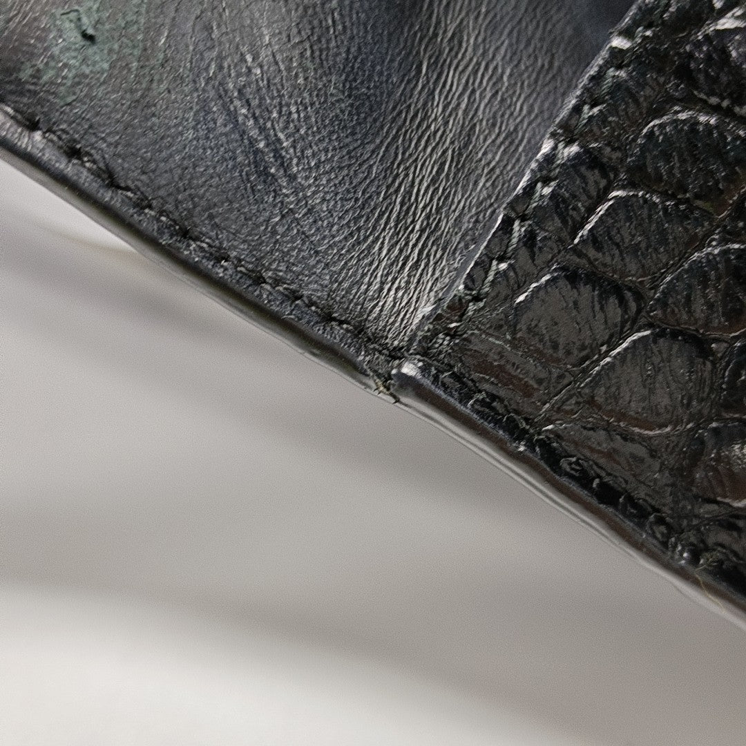 Hourglass S Calfskin Black