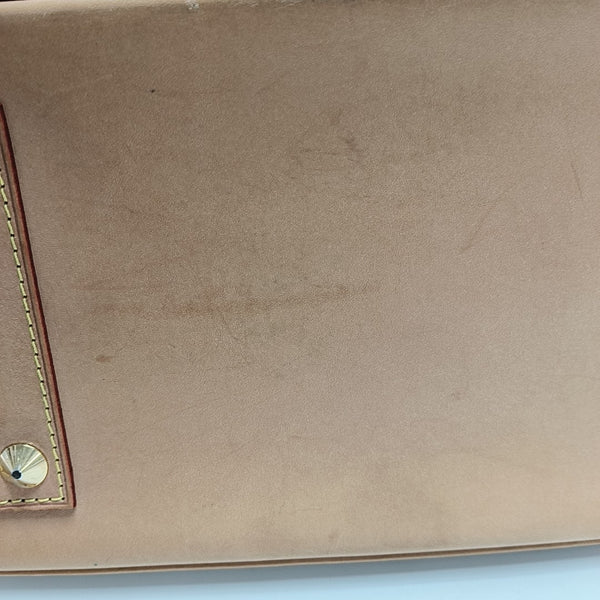 LV × TM Alma Pequeño Monogram Lona Revestida Blanca