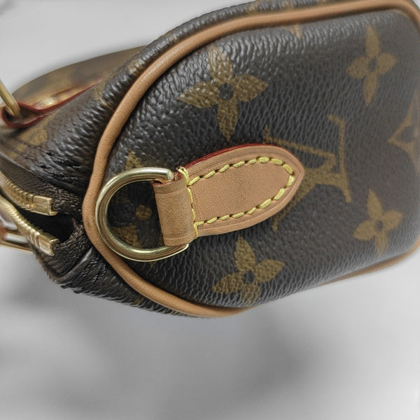 SPEEDY Nano Monogram Coated Canvas Brown