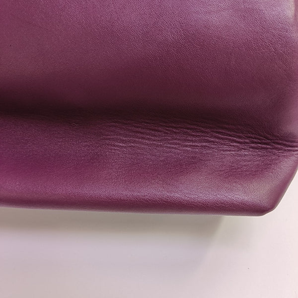 Calfskin Shoulder Bag Purple