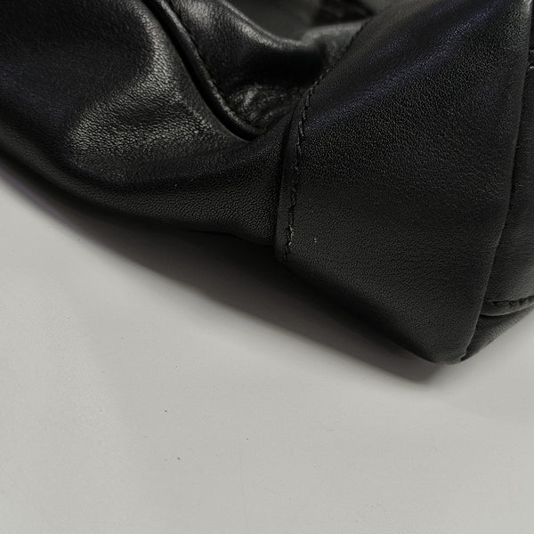 Calfskin Shoulder Bag Black