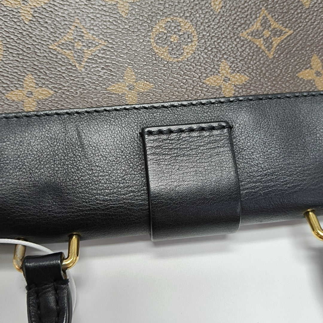 LOCKY BB Monogram Coated Canvas Brown