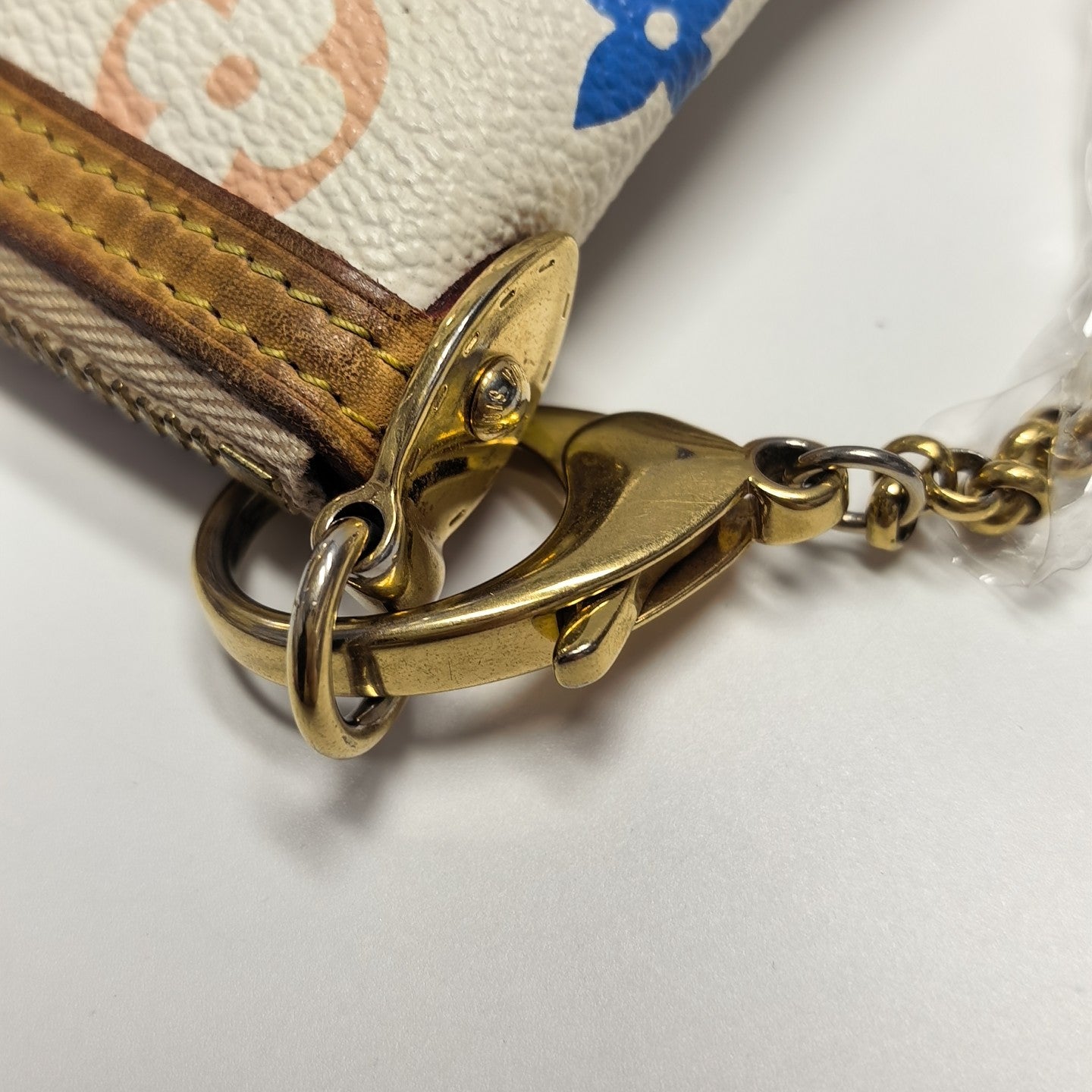 LV × TM VINTAGE MILLA Monogram Coated Canvas White