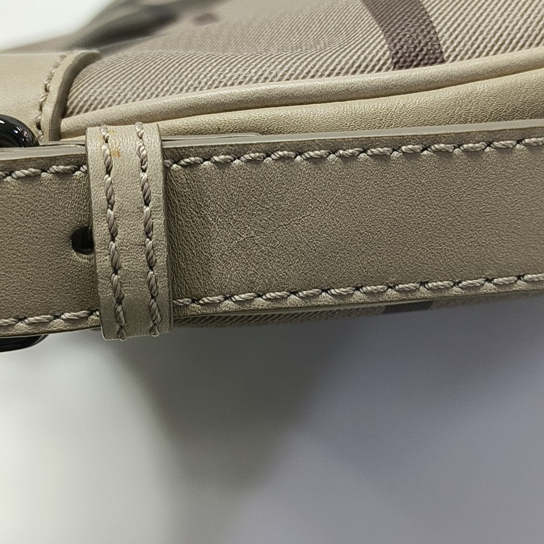 Brooklyn Coated Canvas Gray