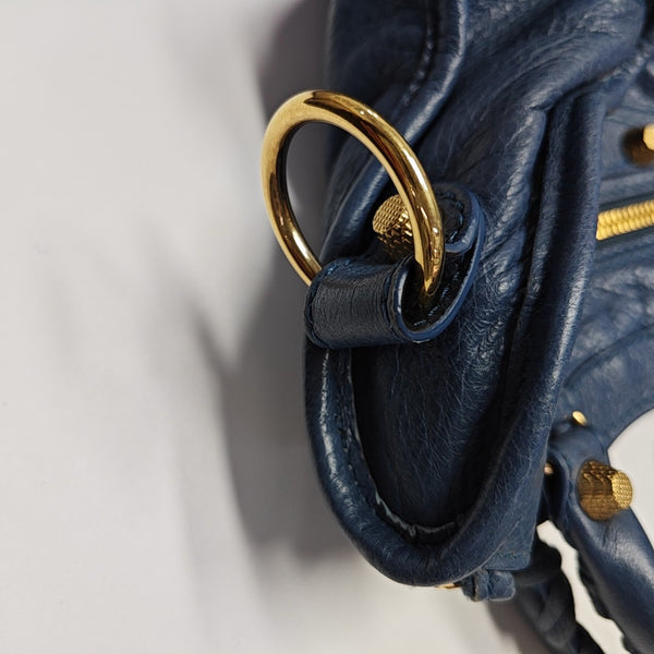 Classic City Mini Lambskin Blue