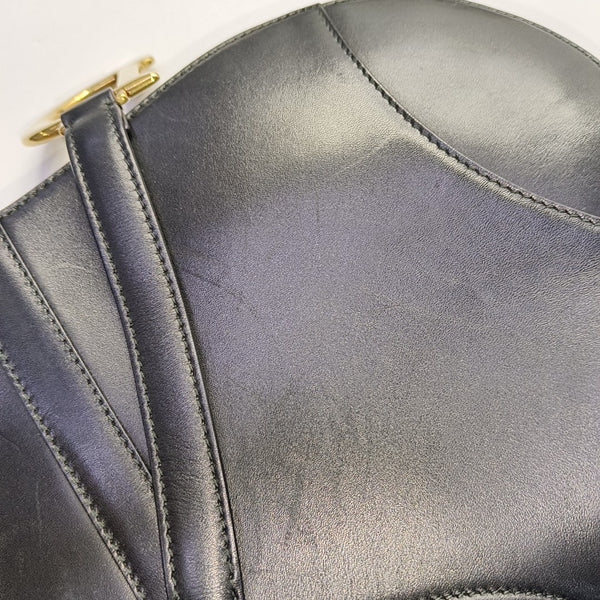 Saddle Small Calfskin Black