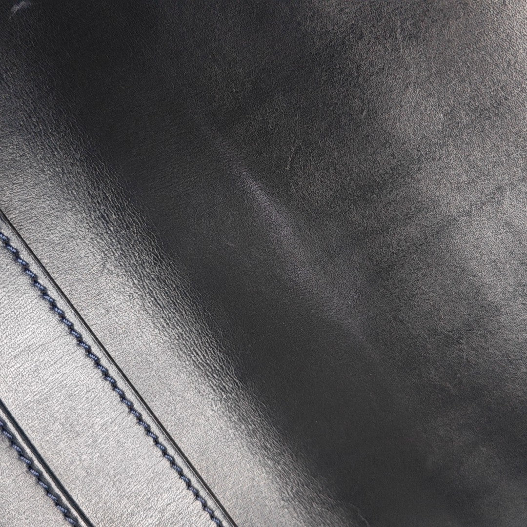 Calfskin Shoulder Bag Blue