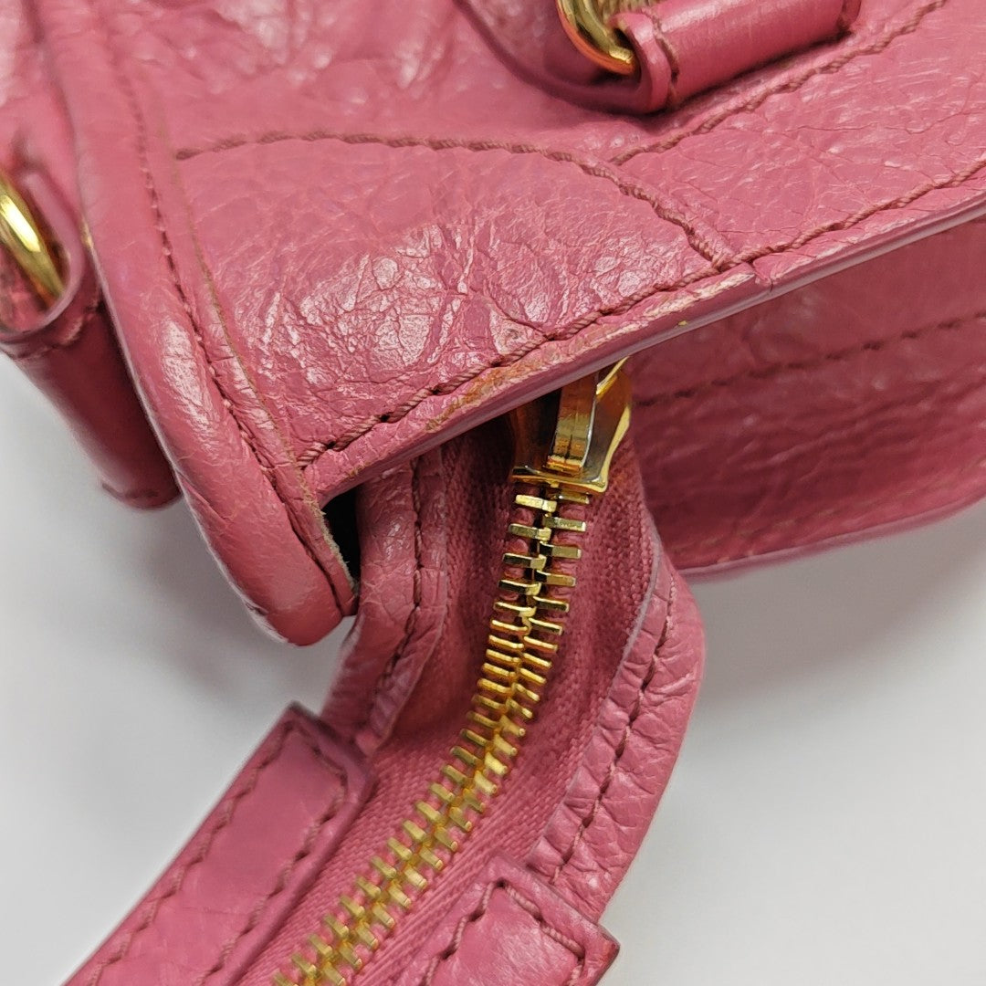 Classic City Mini Lambskin Red