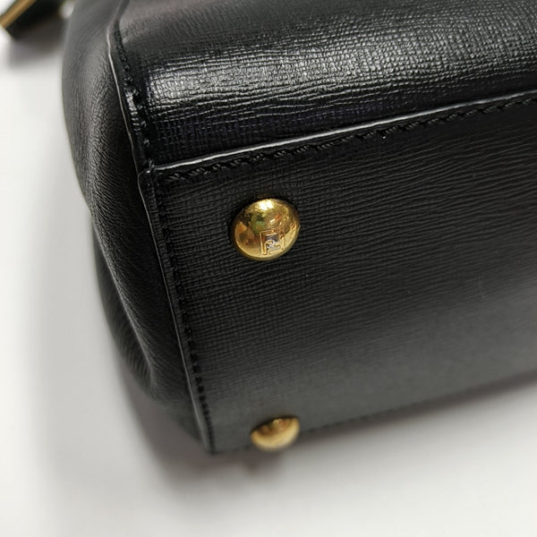 2 Jours Small Calfskin Black