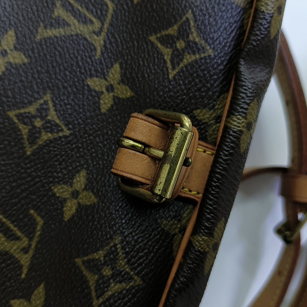 SAUMUR 30 Monogram Coated Canvas Brown