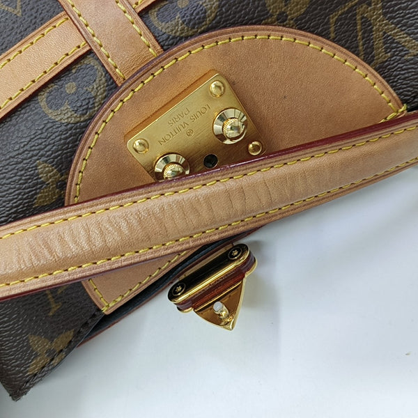 DUFFLE Monogram Coated Canvas Brown