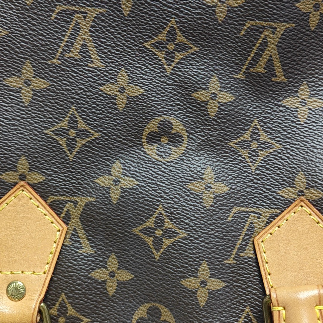 SPEEDY 30 Monogram Coated Canvas Brown