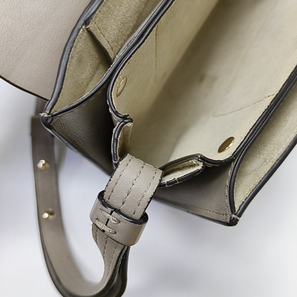 Faye Small Calfskin Gray