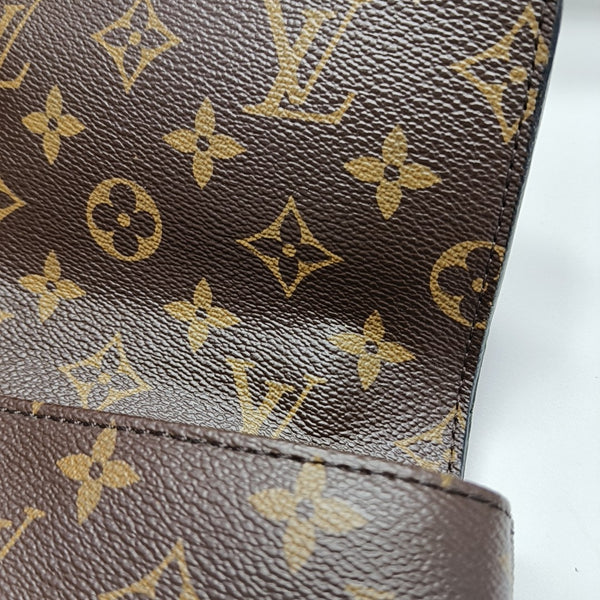 SAINT PLACIDE Monogram Coated Canvas Brown