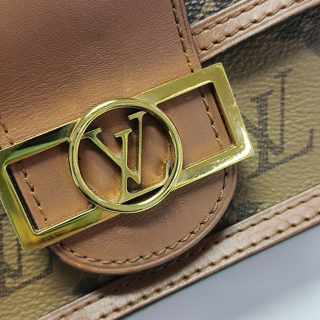 DAUPHINE WOC Monogram Coated Canvas Brown