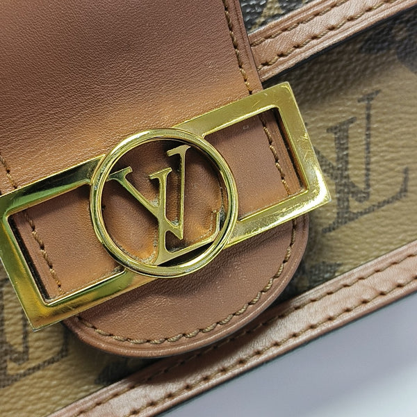 DAUPHINE WOC Monogram Coated Canvas Brown