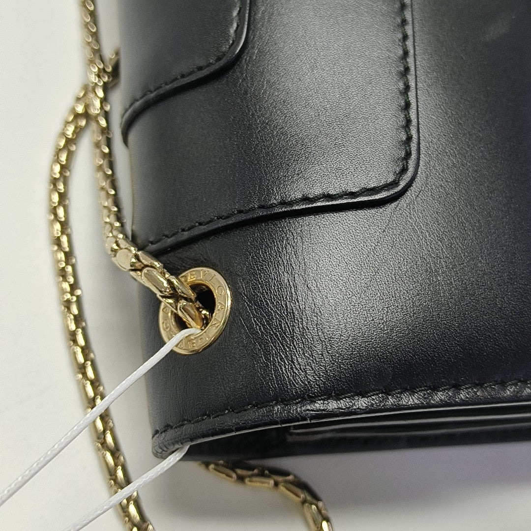 SERPENTI FOREVER Medium Quilted Calfskin Black