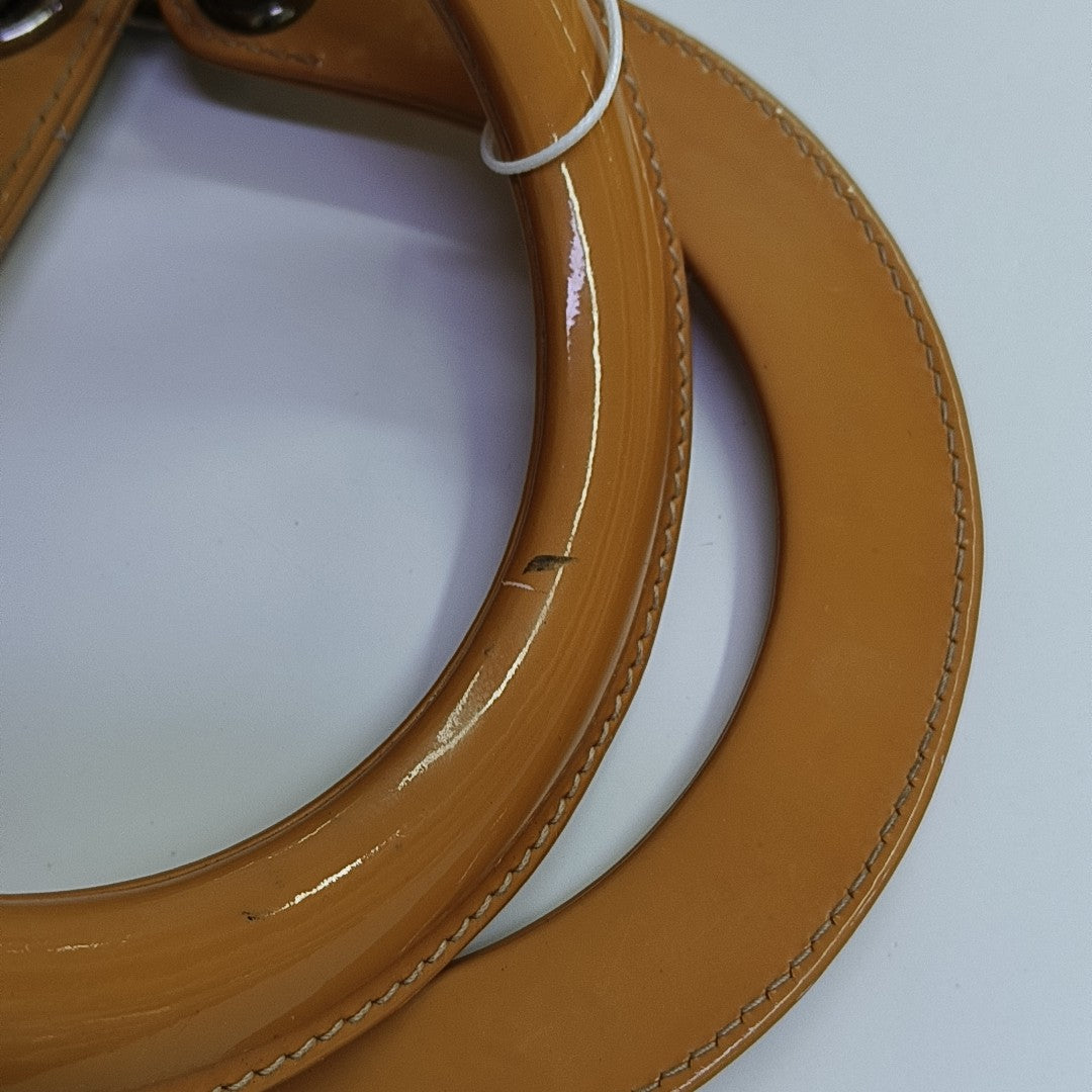 Lady Dior Large Cannage Patent Lambskin Yellow