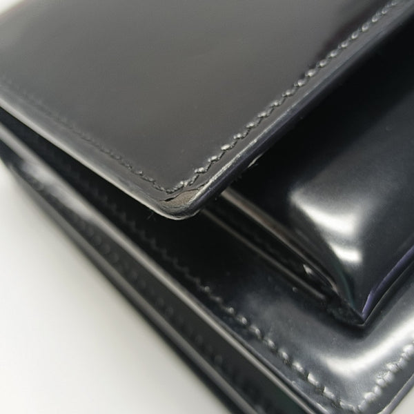 SUNSET Small Patent Leather Black