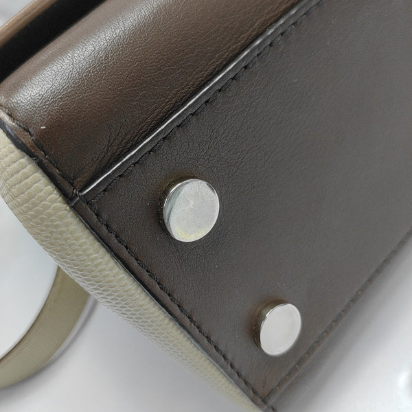 Calfskin Shoulder Bag Beige