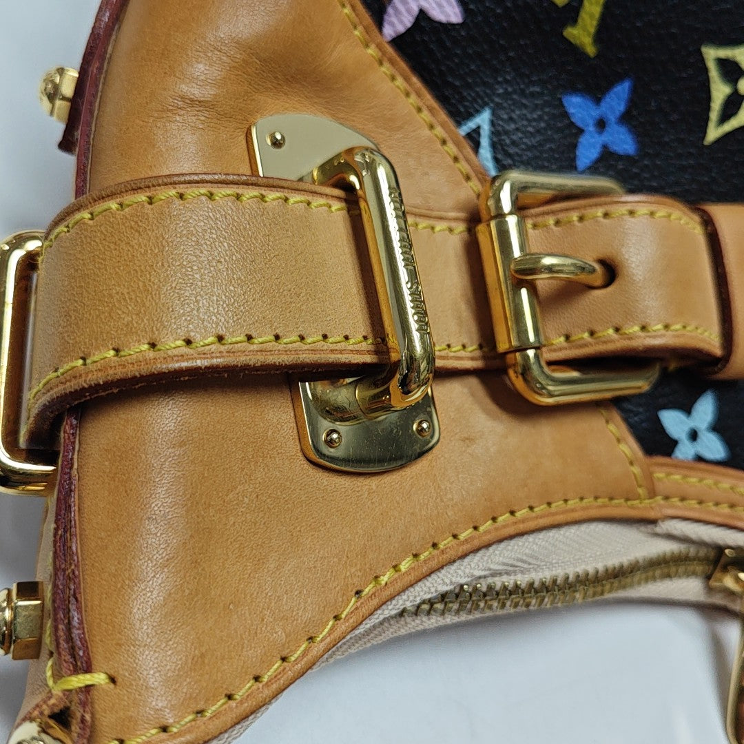 LV × TM GRETA Monogram Coated Canvas Black