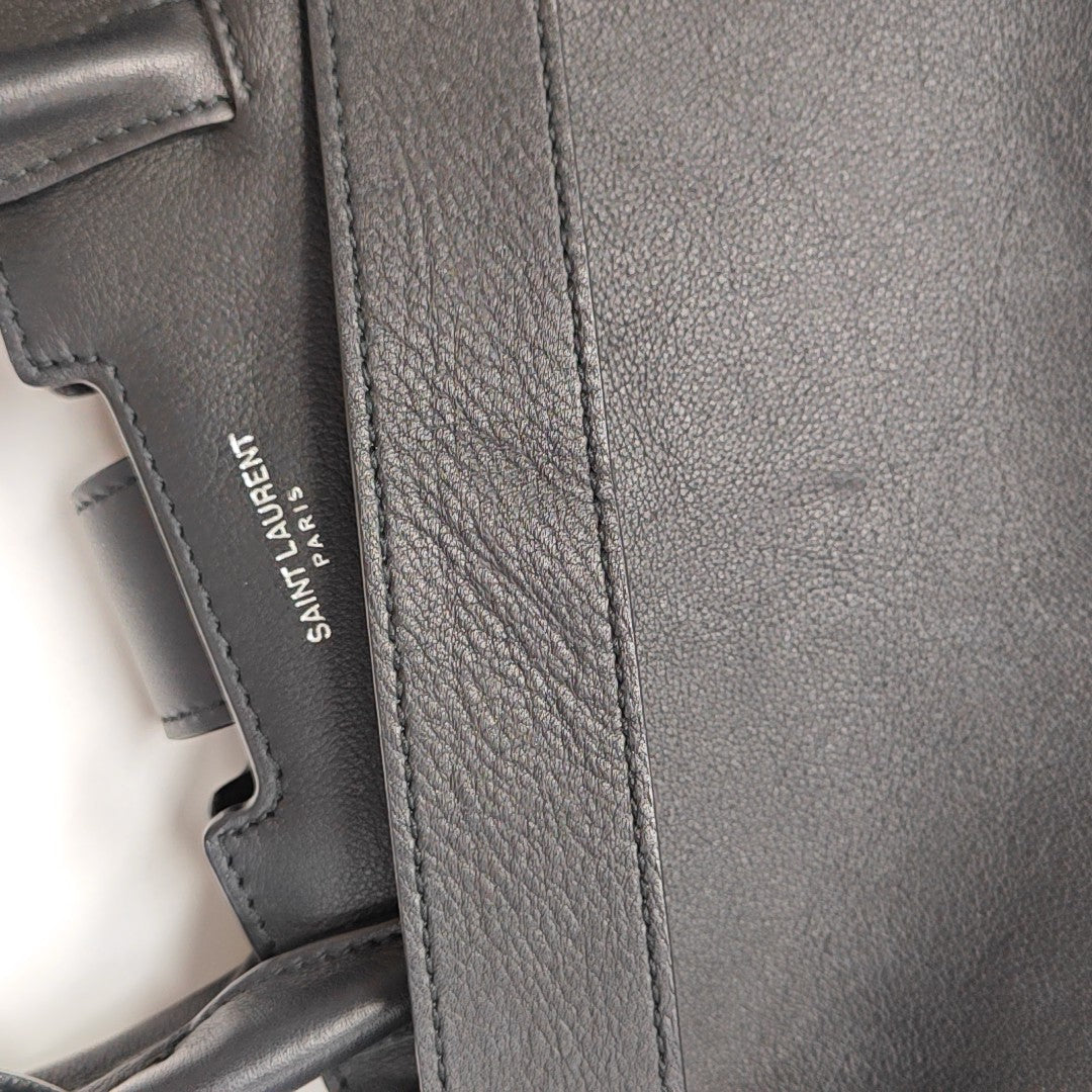 DOWNTOWN CABAS Calfskin Black