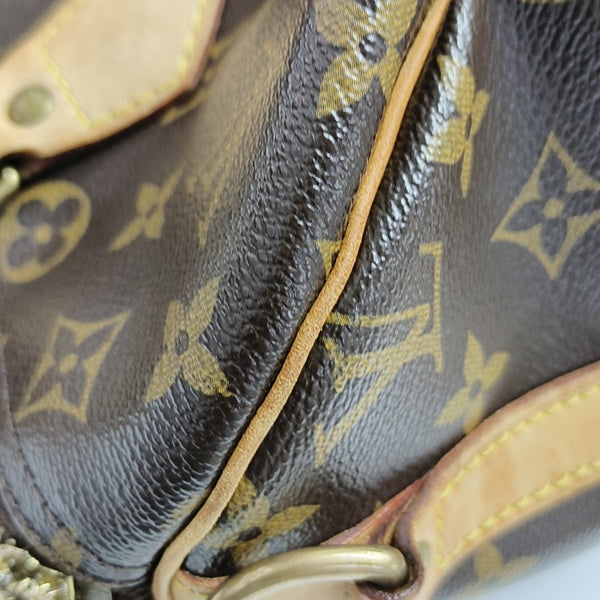 SPEEDY 30 Monogram Coated Canvas Brown