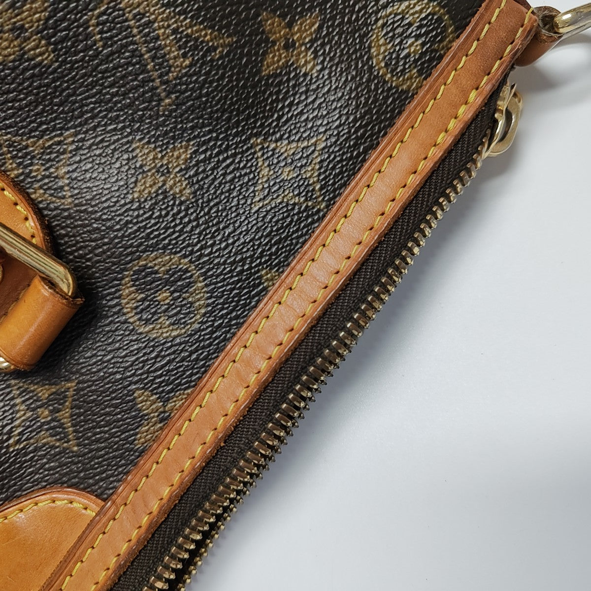 PALERMO PM Monogram Coated Canvas Brown