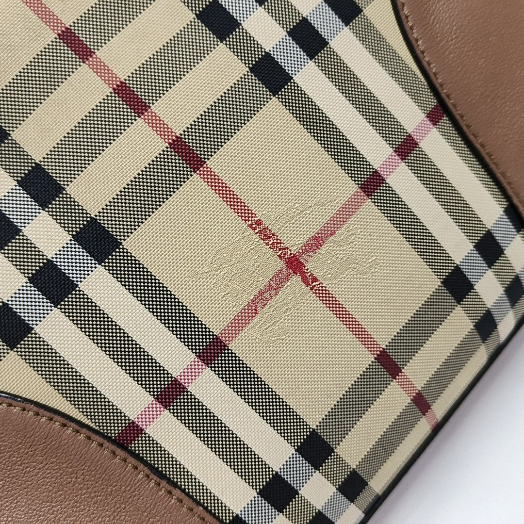 Canvas Shoulder Bag Brown