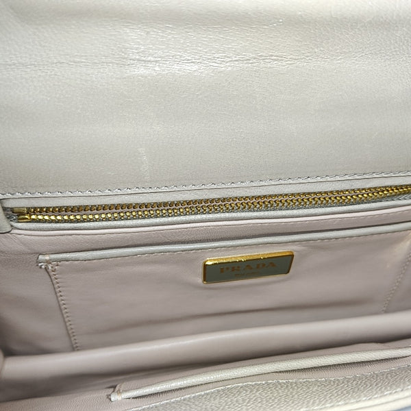 Calfskin Shoulder Bag Beige